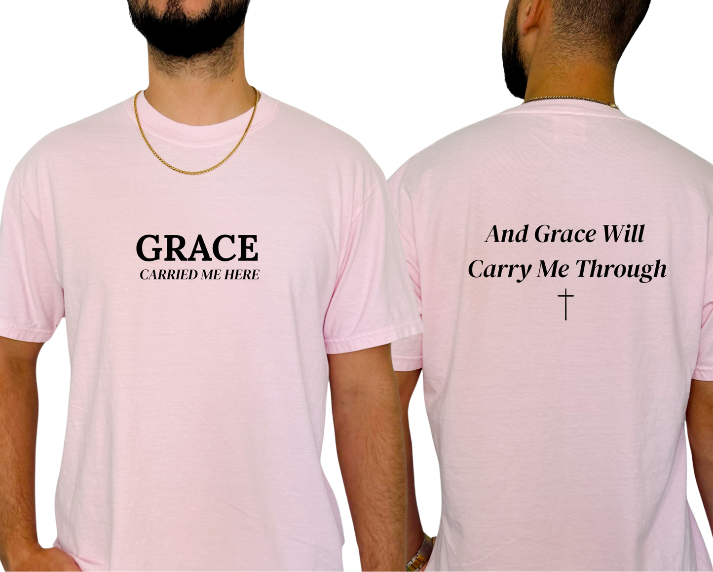 Grace Carried Me Here Tee – Supporting a Home Birth Journey