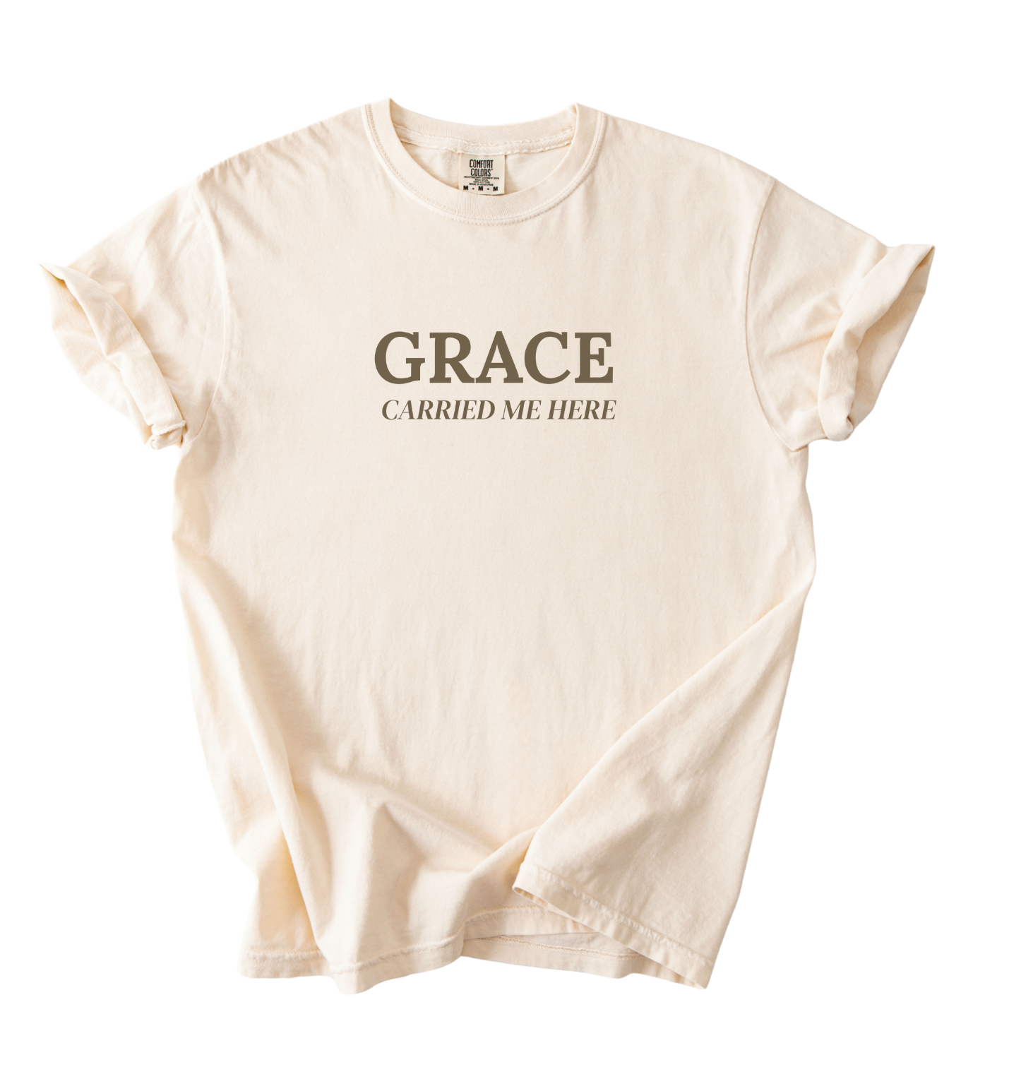 Grace Carried Me Here Tee – Supporting a Home Birth Journey