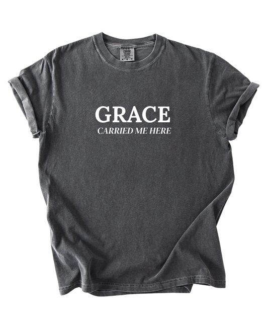 Grace Carried Me Here Tee – Supporting a Home Birth Journey